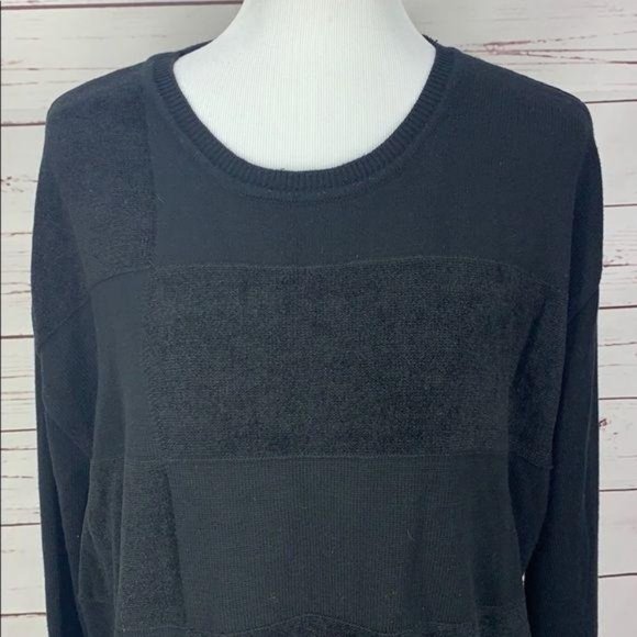 Axcess Men’s Black‎ Size XL Block Design Pullover Sweater - Picture 5 of 8